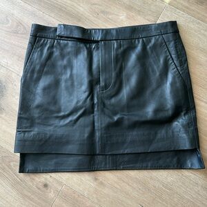 Equipment Leather Skirt BNWT